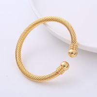 Fashion Bulb Stainless Steel Bangle 1 Piece sku image 2