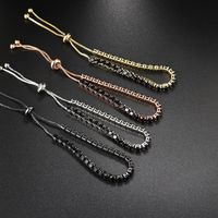 Fashion Geometric Copper Zircon Bracelets main image 4