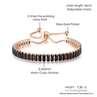 Fashion Geometric Copper Zircon Bracelets main image 3
