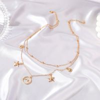 Simple Style Geometric Starfish Alloy Plating Women's Necklace 1 Piece main image 5