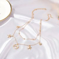Simple Style Geometric Starfish Alloy Plating Women's Necklace 1 Piece main image 4