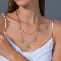 Simple Style Geometric Starfish Alloy Plating Women's Necklace 1 Piece main image 1