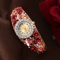 Chinoiserie Flower Quartz Women's Watches sku image 4