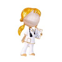 Fashion Doctor Nurse Alloy Women's Brooches sku image 1