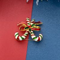 Mode Weihnachtsmann Legierung Überzug Inlay Künstliche Edelsteine Frau Broschen sku image 7