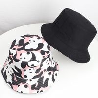 Unisex Basic Cartoon Painted Flat Eaves Bucket Hat main image 6