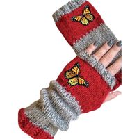 Women's Retro Butterfly Knitted Fabric Gloves main image 2