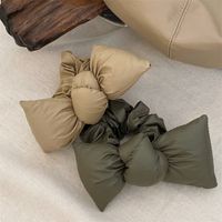 Retro Solid Color Synthetics Bowknot Hair Tie 1 Piece main image 5