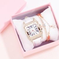 Retro Letter Buckle Quartz Women's Watches sku image 13