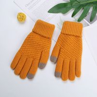Unisex Fashion Solid Color Imitation Cashmere Gloves 1 Pair sku image 2