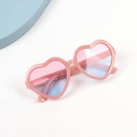 Fashion Heart Shape Resin Special-shaped Mirror Full Frame Kids Sunglasses sku image 6