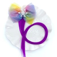Lady Bow Knot Synthetic Fibre Handmade Party Headpieces 1 Piece sku image 5