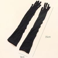 Women's Fashion Flower Polyester Gloves 1 Pair main image 3