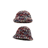 Women's Sweet Color Block Wool Cap main image 4