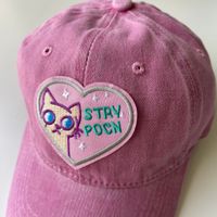 Women's Korean Style Cartoon Letter Heart Shape Patch Baseball Cap main image 4