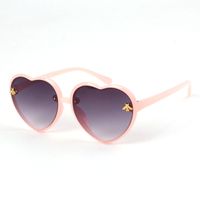Fashion Heart Shape Pc Special-shaped Mirror Full Frame Kids Sunglasses main image 2