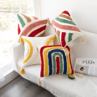 Casual Geometric Cotton And Linen Pillow Cases main image 4