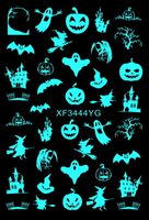 Halloween Retro Pumpkin Skull Ghost Sticker Nail Decoration Accessories 1 Set main image 3