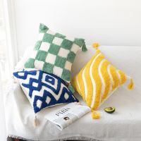 Casual Geometric Cotton And Linen Pillow Cases main image 2