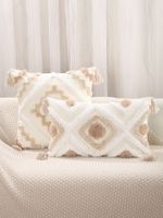 Pastoral Geometric Cotton And Linen Pillow Cases main image 1
