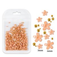 Fashion Flower Arylic Plastic Nail Decoration Accessories 1 Set sku image 16