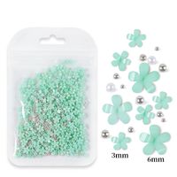 Fashion Flower Arylic Plastic Nail Decoration Accessories 1 Set sku image 21