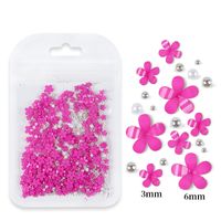 Fashion Flower Arylic Plastic Nail Decoration Accessories 1 Set sku image 23