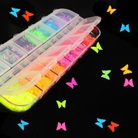 Mode Star Forme De Cœur Papillon Bopet Accessoires Pour Ongles 1 Jeu main image 5