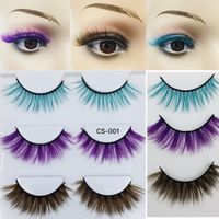 New Three-dimensional Thickened Cross Natural Nude Makeup Eyelashes main image 5