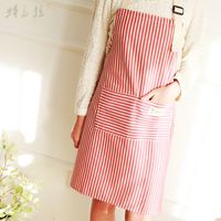 Fashion Stripe Cotton And Linen Apron 1 Piece main image 5