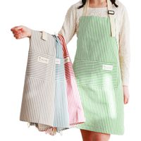 Fashion Stripe Cotton And Linen Apron 1 Piece main image 6