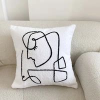 Fashion Abstract Plush Pillow Cases sku image 4