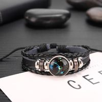 Fashion Constellation Alloy Inlay Ccb Unisex Bracelets 1 Piece sku image 16