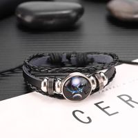 Fashion Constellation Alloy Inlay Ccb Unisex Bracelets 1 Piece sku image 8