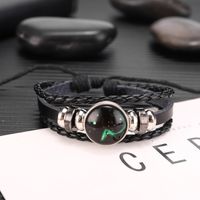 Fashion Constellation Alloy Inlay Ccb Unisex Bracelets 1 Piece sku image 14