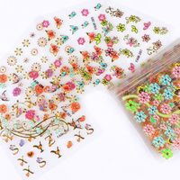 Fashion Star Flower Butterfly Pet Nail Patches 1 Set sku image 2
