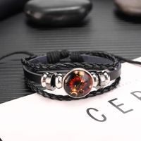 Fashion Constellation Alloy Inlay Ccb Unisex Bracelets 1 Piece sku image 7