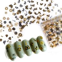 Fashion Star Flower Butterfly Pet Nail Patches 1 Set main image 3