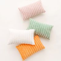 Fashion Stripe Short Plush Pillow Cases main image 4