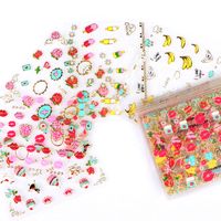 Fashion Star Flower Butterfly Pet Nail Patches 1 Set sku image 8