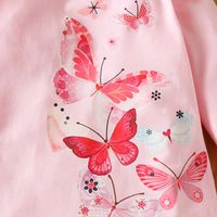 Princess Butterfly Cotton Girls Dresses main image 3