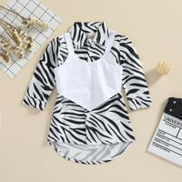 Fashion Abstract Cotton Blend Girls Clothing Sets main image 6