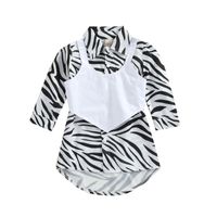 Fashion Abstract Cotton Blend Girls Clothing Sets main image 2