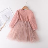 Cute Solid Color Girls Dresses main image 5