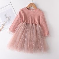 Cute Solid Color Girls Dresses main image 4