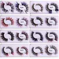 Imitation Mink Hair Planting Color Simulation Grafting False Eyelashes Wholesale main image 3