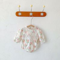 Casual Flower No 100% Cotton Baby Rompers main image 5