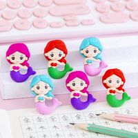 Creative Cartoon Mermaid Assembled Writing Modification Eraser main image 5