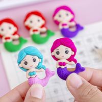 Creative Cartoon Mermaid Assembled Writing Modification Eraser main image 4