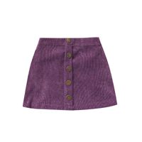 Casual Solid Color Cotton Blend Girls Skirts sku image 4